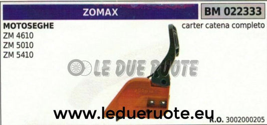 CARTER COPRICATENA FRENO CATENA COMPLETO MOTOSEGA ZOMAX ZM 4610 5010 5410