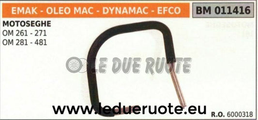 6000318 IMPUGNATURA manico tubolare MOTOSEGA OLEOMAC 261 271 281 481 EFCO