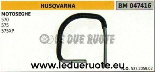 537205902 IMPUGNATURA manico tubolare manubrio MOTOSEGA HUSQVARNA 570 575 575XP