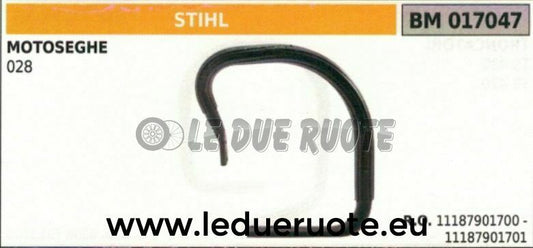 11187901700 11187901701 IMPUGNATURA manico tubolare manubrio MOTOSEGA STIHL 028