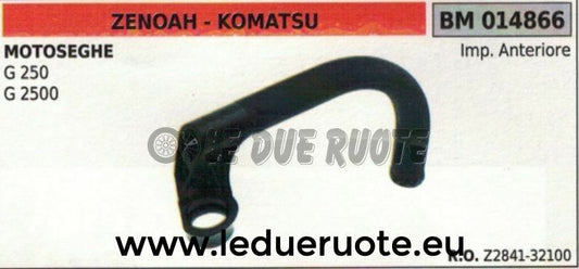 Z2841321 IMPUGNATURA manico tubolare manubrio MOTOSEGA ZENOAH KOMATSU G 250 2500
