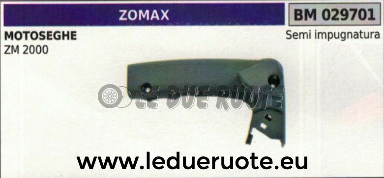 SEMI IMPUGNATURA manico tubolare manubrio MOTOSEGA ZOMAX DA POTA ZM 2000