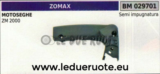 SEMI IMPUGNATURA manico tubolare manubrio MOTOSEGA ZOMAX DA POTA ZM 2000