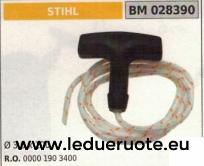 00001903400 CORDELLA MESSA IN MOTO POTATORE STIHL HT 70 73 75