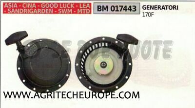 CARTER AVVIAMENTO COMPLETO GENERATORE GRUPPO ASIA CINA IMPORTAZIONE MOTORE 170F