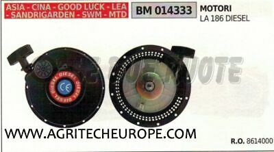 CARTER AVVIAMENTO COMPLETO MOTORE IMPORTAZIONE ASIA CINA SWM MTD LA 186 DIESEL