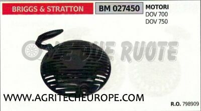 798909 CARTER AVVIAMENTO COMPLETO MOTORE BRIGGS & STRATTON DOV 700 750
