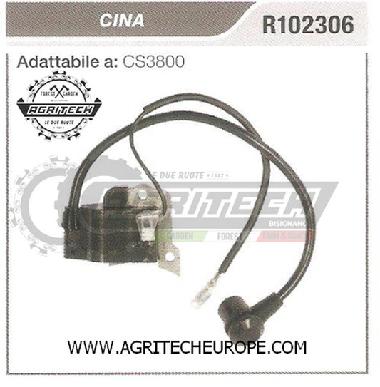 R102306  BOBINA  ELETTRONICA  CENTRALINA  MOTOSEGA  CINESE  CS3800