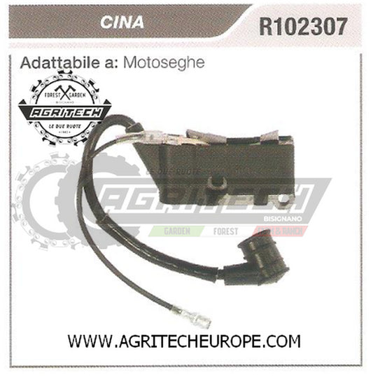 R102307  BOBINA  ELETTRONICA  CENTRALINA  MOTOSEGA  CINESE