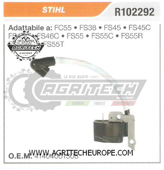41404001308  BOBINA  ELETTRONICA CENTRALINA DECESPUGLIATORE STIHL   FS55C  FS55R