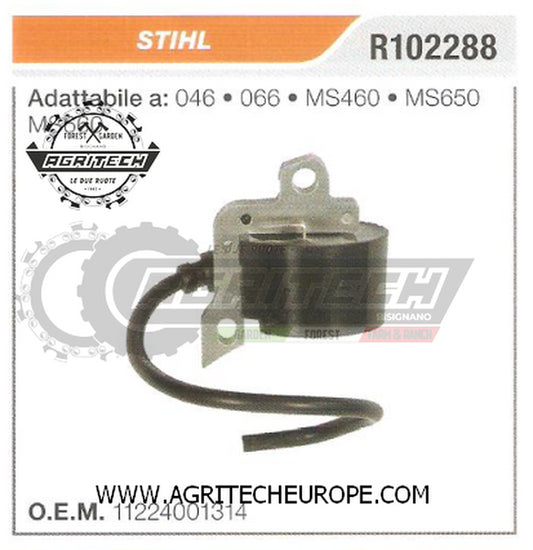 11224001314  BOBINA  ELETTRONICA CENTRALINA MOTOSEGA  STIHL MS660