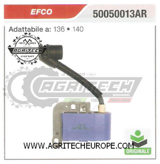 50050013AR  BOBINA  ELETTRONICA CENTRALINA MOTOSEGA  EFCO 136 140 ORIGINALE