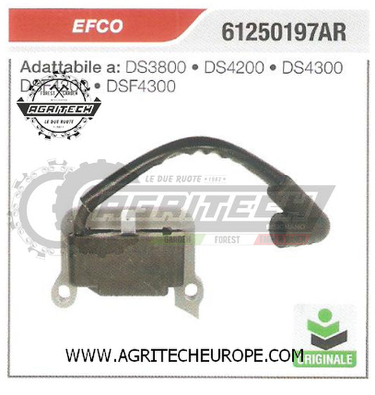 61250197AR BOBINA ELETTRONICA CENTRALINA DECESPUGLIATORE  EFCO DS3800 ORIGINALE