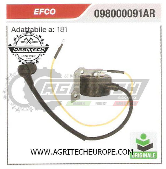 098000091AR BOBINA ELETTRONICA CENTRALINA MOTOSEGA EFCO  181  ORIGINALE