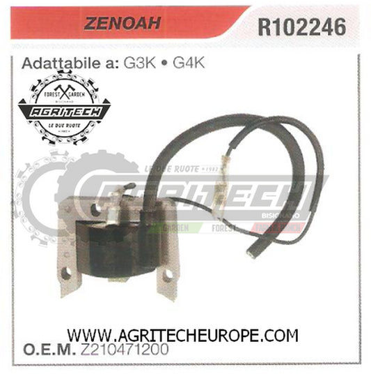 Z210471200 BOBINA ELETTRONICA CENTRALINA DECESPUGLIATORE ZENOAH G3K   ORIGINALE