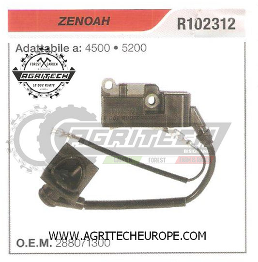 288071300 BOBINA ELETTRONICA CENTRALINA MOTOSEGA ZENOAH 4500 5200