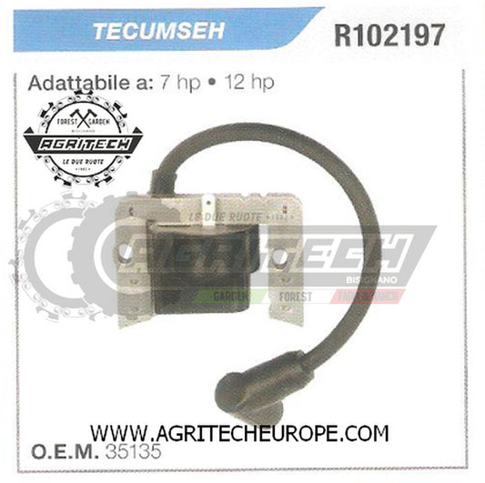35135 BOBINA ELETTRONICA CENTRALINA  TECUMSEH MOTORI   7-HP   12-HP