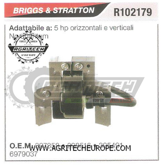 6979037 BOBINA ELETTRONICA CENTRALINA BRIGGS & STRATTON  MOTORE  5-HP NO QUANTUM