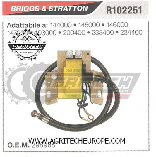 298968 BOBINA ELETTRONICA CENTRALINA BRIGGS & STRATTON  144000 145000 147000