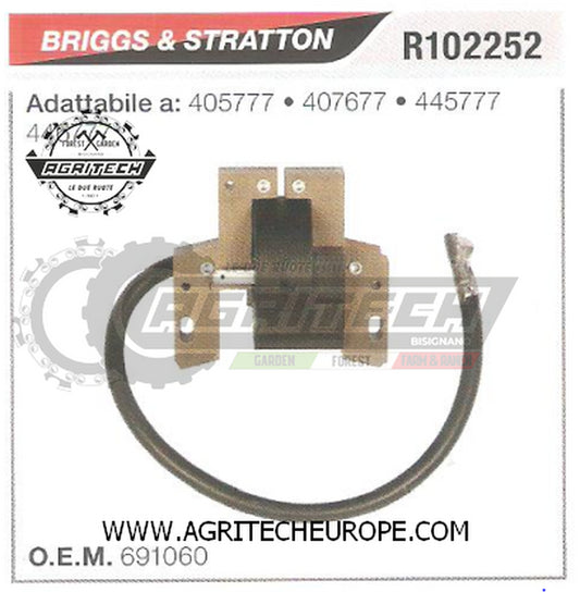 691060 BOBINA ELETTRONICA CENTRALINA BRIGGS & STRATTON  445777