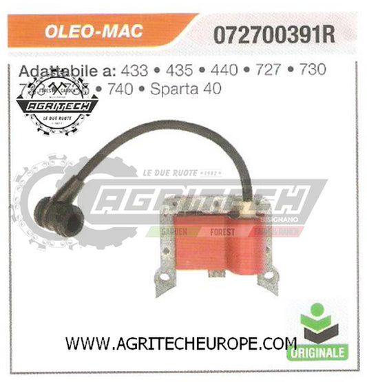 072700391R BOBINA ELETTRONICA CENTRALINA DECESPUGLIATORE OLEO-MAC 740 ORIGINALE