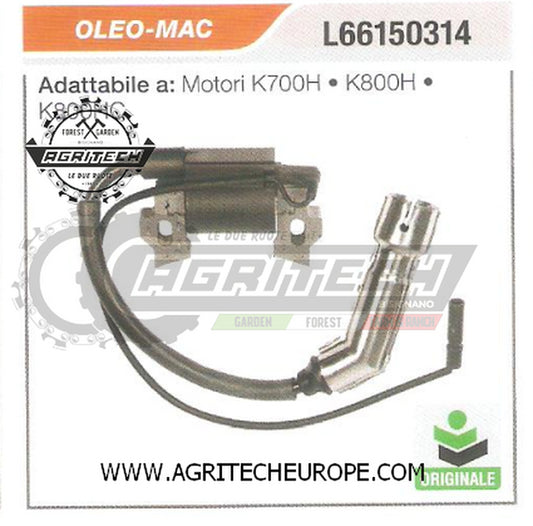 L66150314 BOBINA ELETTRONICA CENTRALINA MOTOZAPPA OLEO-MAC  K800HC ORIGINALE