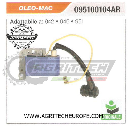 095100104AR BOBINA ELETTRONICA CENTRALINA MOTOSEGA OLEO-MAC  951  ORIGINALE