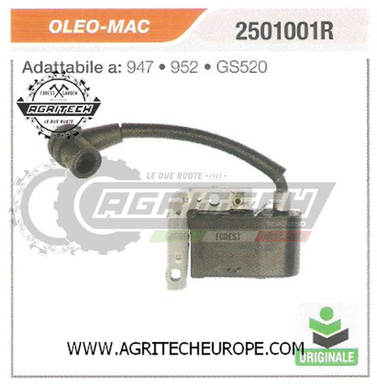 2501001R BOBINA ELETTRONICA CENTRALINA MOTOSEGA OLEO-MAC GS520 ORIGINALE