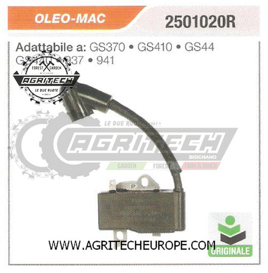 2501020R BOBINA ELETTRONICA CENTRALINA MOTOSEGA OLEO-MAC GS44 941 ORIGINALE