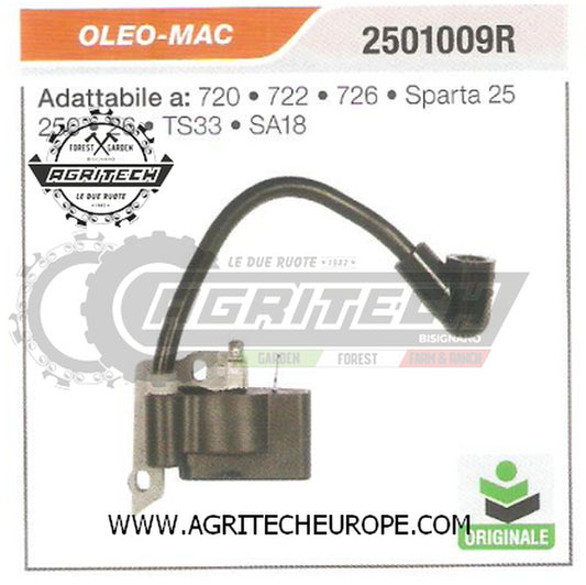 2501009R BOBINA ELETTRONICA CENTRALINA MOTOSEGA OLEO-MAC  726 ORIGINALE