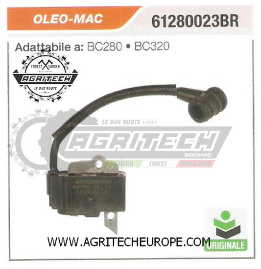 61280023BR BOBINA ELETTRONICA   DECESPUGLIATORE OLEO-MAC BC280 BC320 ORIGINALE