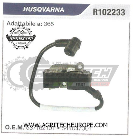 544047001 BOBINA ELETTRONICA CENTRALINA MOTOSEGA HUSQVARNA 365 ORIGINALE