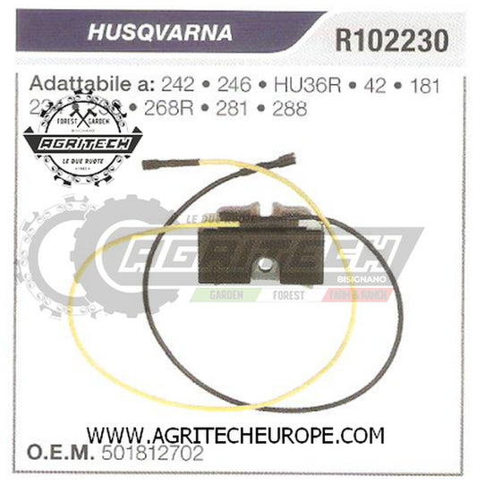 501812702  BOBINA ELETTRONICA CENTRALINA MOTOSEGA HUSQVARNA 246 181 ORIGINALE