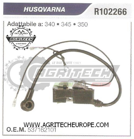 537162101  BOBINA ELETTRONICA CENTRALINA MOTOSEGA HUSQVARNA 350