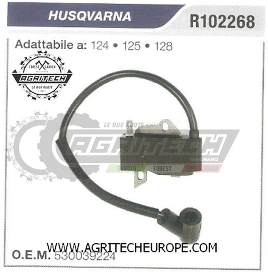 530039224 BOBINA ELETTRONICA DECESPUGLIATORE HUSQVARNA 124 125 128  ORIGINALE