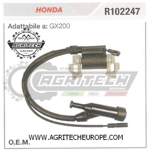 R102247 BOBINA ELETTRONICA ADATTABILE PER MOTORE HONDA GX200