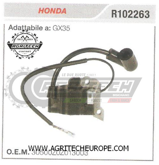 30500Z0Z013003 BOBINA ELETTRONICA  HONDA MOTORE  GX35