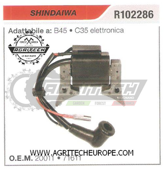 71611 BOBINA ELETTRONICA CENTRALINA DECESPUGLIATORE  SHINDAIWA B45 C35