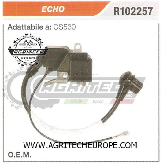 R102257  BOBINA ELETTRONICA CENTRALINA MOTOSEGA ECHO CS 530