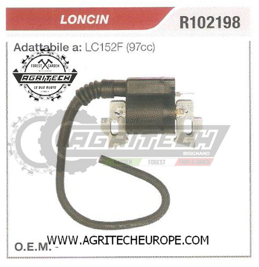 R102198 BOBINA ELETTRONICA CENTRALINA LONCIN MOTORE LC152F (97cc)