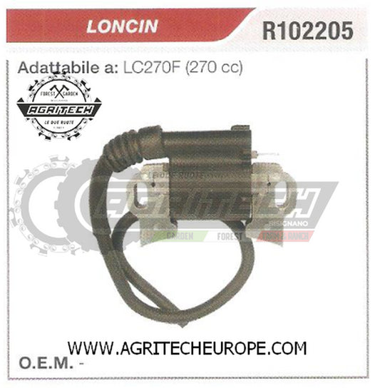R102205 BOBINA ELETTRONICA CENTRALINA LONCIN MOTORE LC270F (270 cc)