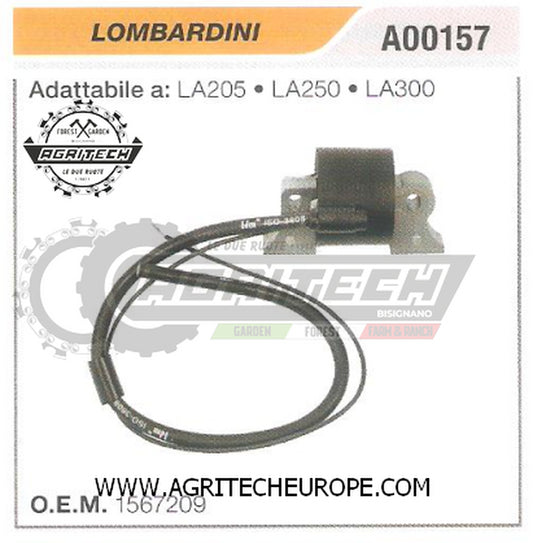 1567209 BOBINA ELETTRONICA CENTRALINA  LOMBARDINI MOTORE LA205 LA250 LA300