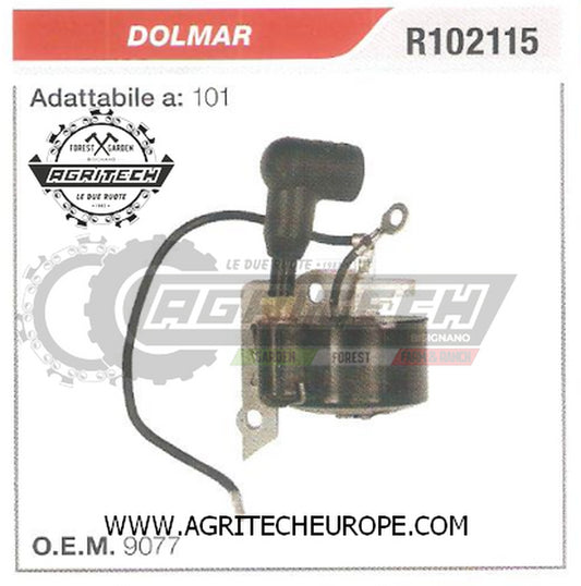 9077  BOBINA ELETTRONICA CENTRALINA MOTOSEGA DOLMAR 101
