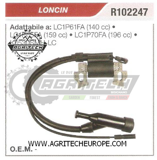 R102247 BOBINA ELETTRONICA CENTRALINA  LONCIN MOTORI  KJ530SMH-LC