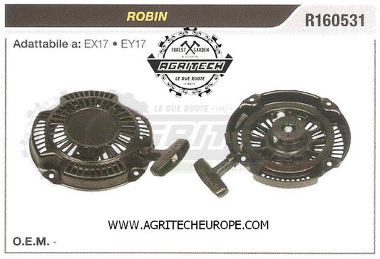 R160531 CARTER AVVIAMENTO COMPLETI  ROBIN MOTORE EX17 EY17  AVVIATORE