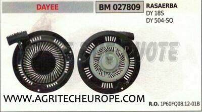 CARTER AVVIAMENTO AVVIATORE RASAERBA TOSAERBA MOTORE DAYE DY 18S 504-SQ
