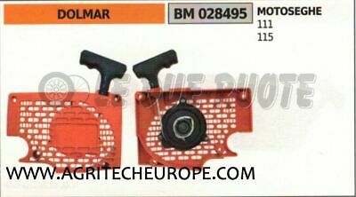 CARTER AVVIAMENTO AVVIATORE COMPLETO messa in moto MOTOSEGA DOLMAR 111 115