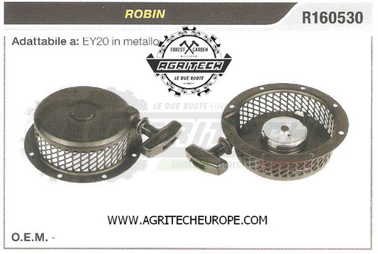 R160530 CARTER AVVIAMENTO COMPLETI  ROBIN MOTORE EY20 IN METALLO AVVIATORE