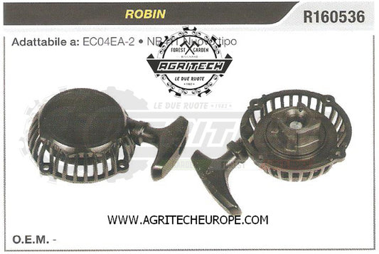R160536 CARTER AVVIAMENTO COMPLETI  ROBIN MOTORE NB411 NUOVO TIPO AVVIATORE