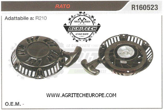 R160523 CARTER AVVIAMENTO COMPLETI  MOTOZAPPA RATO R210 AVVIATORE